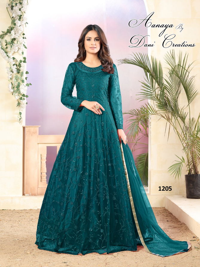 Aanaya Vol 112 Heavy Designer Wear Wholesale Wedding Wear Anarkali Long Suits